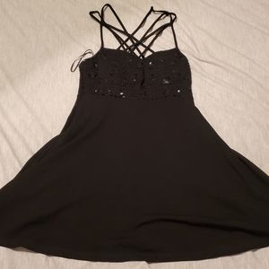 Sequin Black Dress